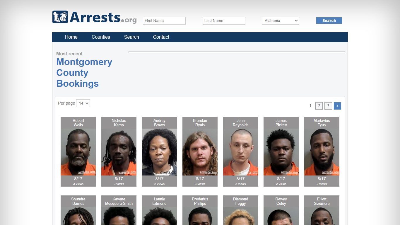 Montgomery County Arrests and Inmate Search